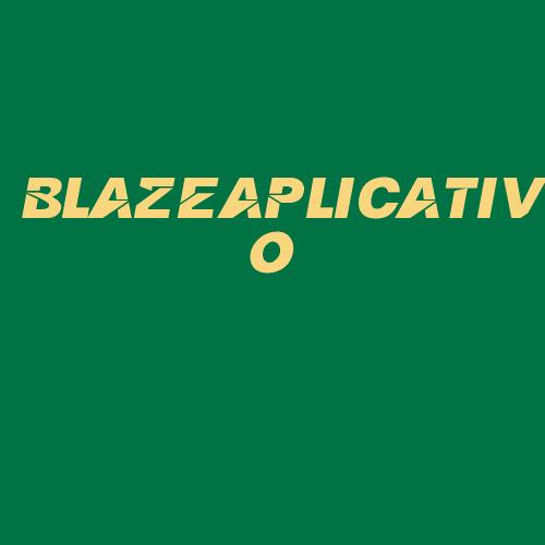 Logo da BLAZEAPLICATIVO